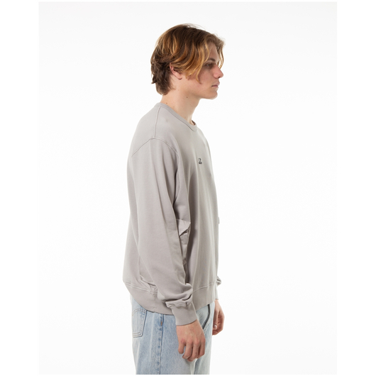 Світшот чоловічий CP Company Mixed Sweatshirt Drizzle Grey 16CMSS248A110039M913, Наличие: Склад (1-3 дня), фото , изображение 3
