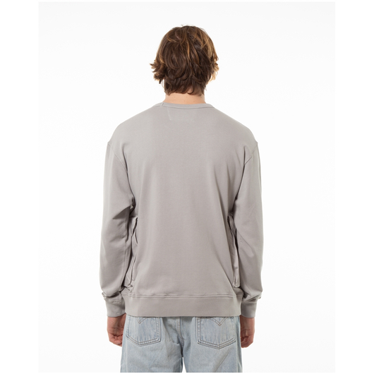 Світшот чоловічий CP Company Mixed Sweatshirt Drizzle Grey 16CMSS248A110039M913, Наличие: Склад (1-3 дня), фото , изображение 4