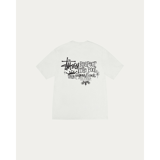 Stussy RESPECT THE POOL TEE PIGMENT DYED, Размер: S, Наличие: Склад США (10-24 дня), фото , изображение 2