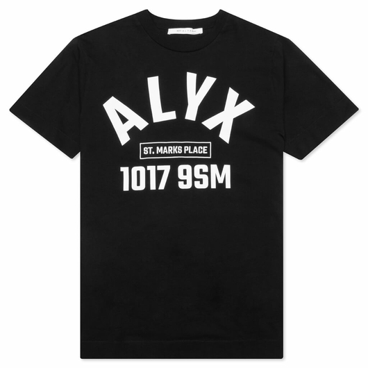 1017 ALYX 9SM Arch Logo S/S Tee - Black, Размер: XL, Наличие: Забрать сейчас, фото 