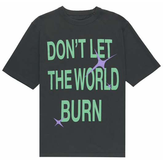Heron Preston HP Burn T-Shirt 'Black', Размер: M, Наличие: Забрать сейчас, фото 