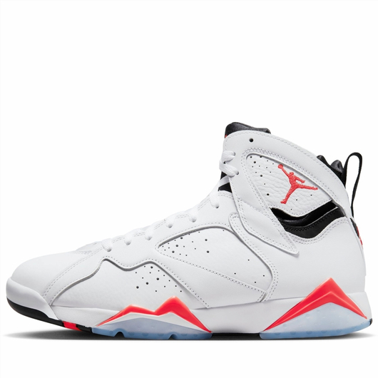 Кросівки чоловічі Air Jordan 7 Retro White Infrared White CU9307-160, Размер: 40, Наличие: Склад (1-3 дня), фото , изображение 2