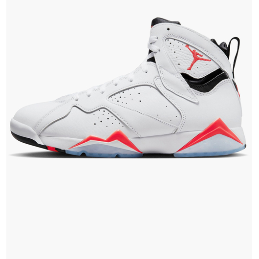 Кросівки чоловічі Air Jordan 7 Retro White Infrared White CU9307-160, Размер: 40, Наличие: Склад (1-3 дня), фото 