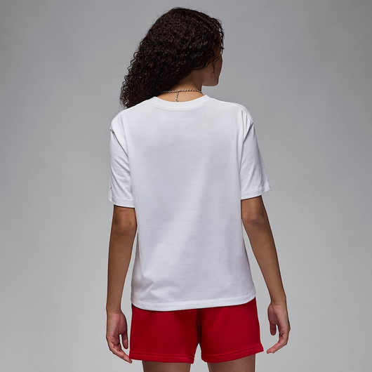 Футболка жіноча Air Jordan Flight Heritage T-Shirt White FQ3240-100, Размер: XS, Наличие: Склад (1-3 дня), фото , изображение 2