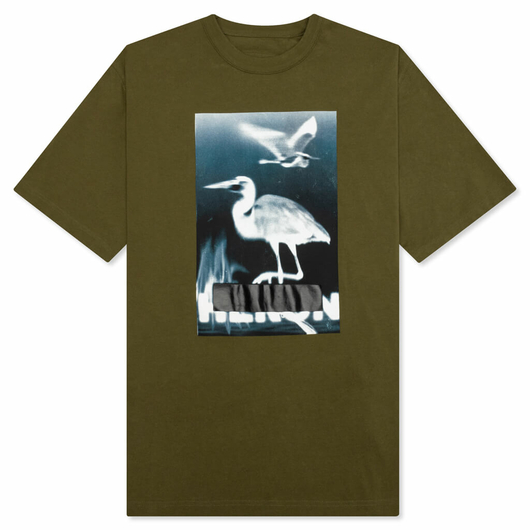 Heron Preston Censored S/S Tee - Dark Olive, Размер: L, Наличие: Забрать сейчас, фото 