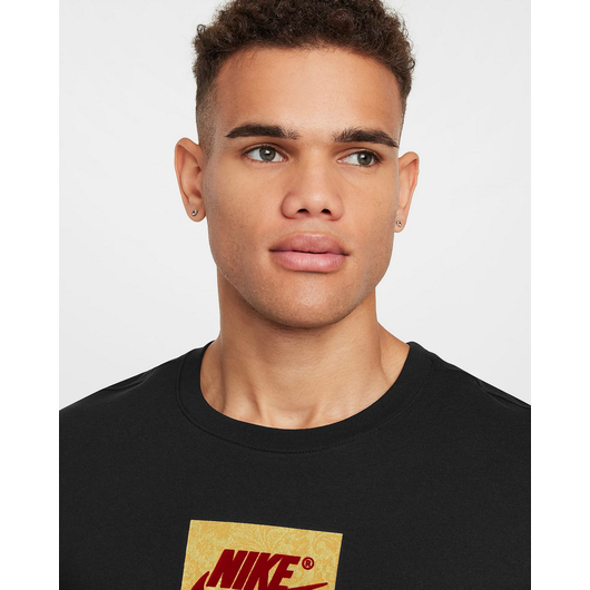 Футболка чоловіча Nike Hazard T-Shirt Black FZ7962-010, Размер: S, Наличие: Склад (1-3 дня), фото , изображение 5
