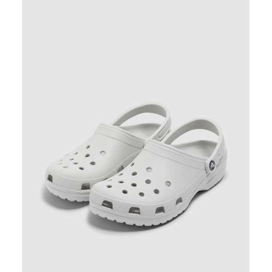 Тапочки чоловічі Crocs Classic Clog White 10001-1FT, Размер: 37-38, Наличие: Склад (1-3 дня), фото , изображение 2