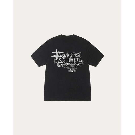 Stussy RESPECT THE POOL TEE PIGMENT DYED, Размер: S, Наличие: Склад США (10-24 дня), фото , изображение 2