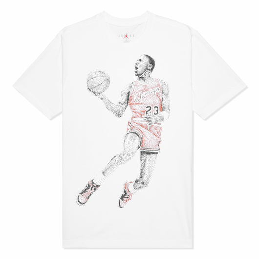 JORDAN J DOT T-SHIRT WHITE, Размер: L, Наличие: Забрать сейчас, фото 