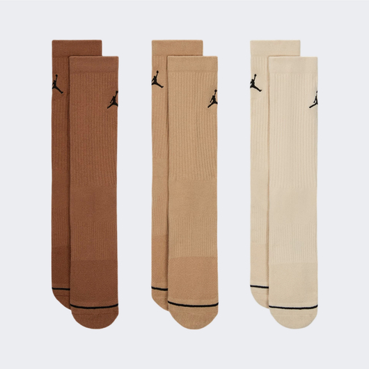 Шкарпетки чоловічі Air Jordan Everyday Crew Socks Brown DX9632-923, Размер: 38-42, Наличие: Склад (1-3 дня), фото , изображение 2