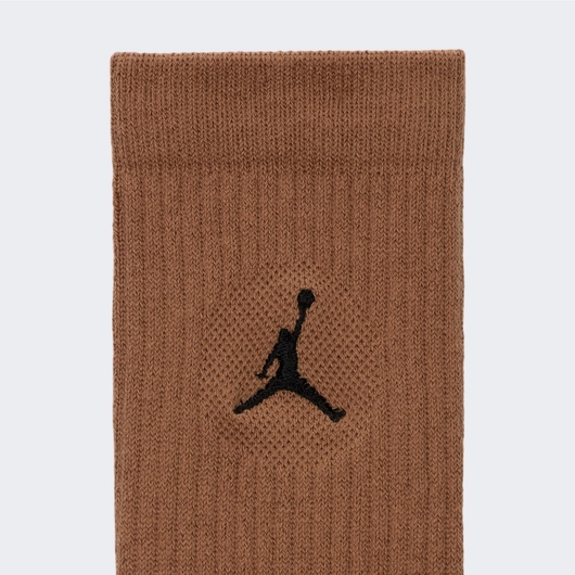 Шкарпетки чоловічі Air Jordan Everyday Crew Socks Brown DX9632-923, Размер: 38-42, Наличие: Склад (1-3 дня), фото , изображение 4
