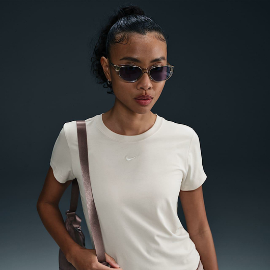 Футболка жіноча Nike Sportswear Chill Knit White FV5508-107, Размер: L, Наличие: Склад (1-3 дня), фото , изображение 4