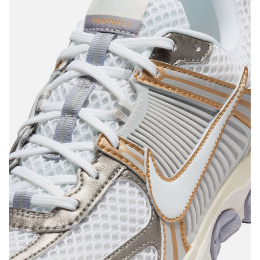 Кросівки чоловічі Nike Zoom Vomero 5 Platinum Tint Running Shoe Metallic/White HJ7247-099, Размер: 43, Наличие: Склад (1-3 дня), фото , изображение 3