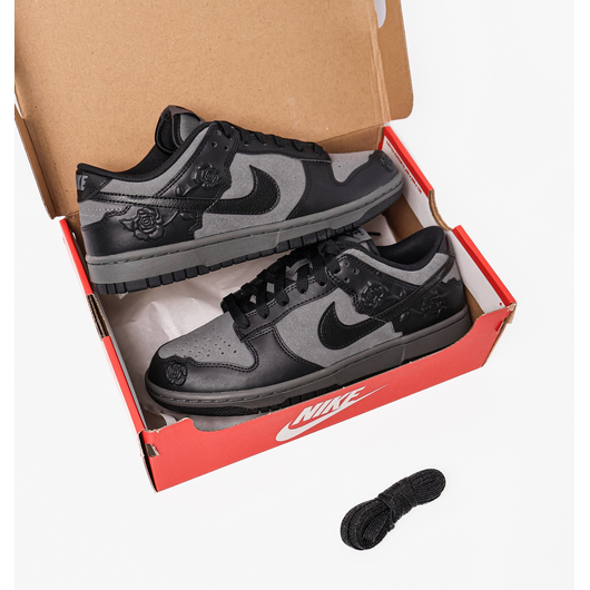 Кросівки жіночі Nike Dunk Low Black/Grey HF1986-001, Размер: 38, Наличие: Склад (1-3 дня), фото , изображение 3