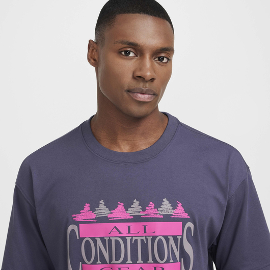 Футболка чоловіча Nike Acg Dri-Fit T-Shirt Dark Raisin Violet FZ6702-573, Размер: S, Наличие: Склад (1-3 дня), фото , изображение 3