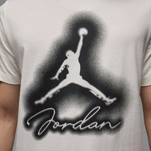 Футболка чоловіча Air Jordan Flight Mvp White/Black HJ2330-133, Размер: L, Наличие: Склад (1-3 дня), фото , изображение 4