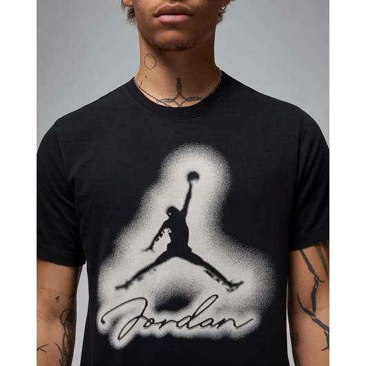 Футболка чоловіча Air Jordan Flight Mvp Black HJ2330-010, Размер: S, Наличие: Склад (1-3 дня), фото , изображение 4