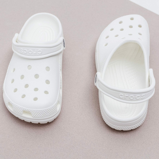 Тапочки жіночі CROCS Classic White 10001-100, Размер: 36-37, Наличие: Склад (1-3 дня), фото , изображение 3