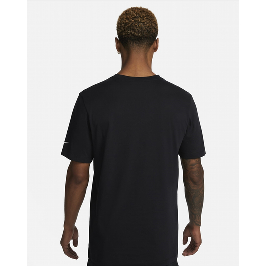 Футболка чоловіча Nike Dri-Fit Run Division MenS Running T-Shirt Black FJ2356-010, Размер: M, Наличие: Склад (1-3 дня), фото , изображение 4