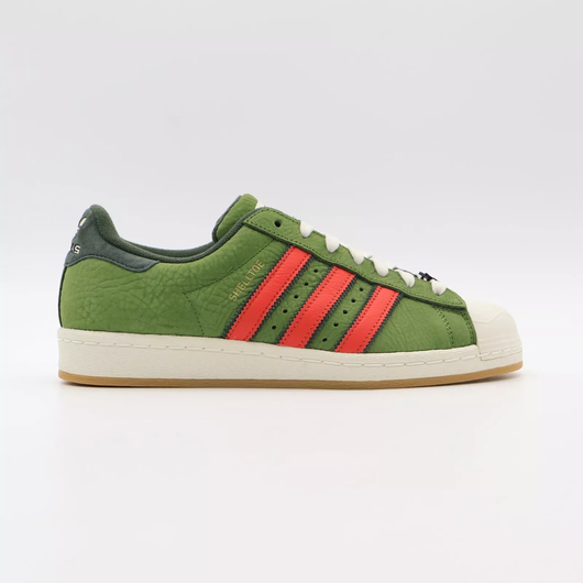 Кросівки чоловічі Adidas Teenage Mutant Ninja Turtles X Superstar Green IF9280, Размер: 44, Наличие: Склад (1-3 дня), фото , изображение 4