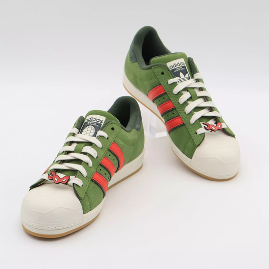 Кросівки чоловічі Adidas Teenage Mutant Ninja Turtles X Superstar Green IF9280, Размер: 44, Наличие: Склад (1-3 дня), фото , изображение 5
