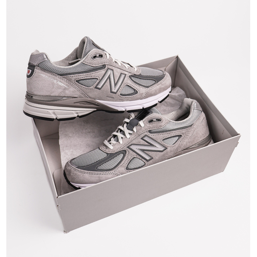 Кросівки чоловічі New Balance made in USA 990V4 Grey U990GR4, Размер: 44, Наличие: Склад (1-3 дня), фото , изображение 3
