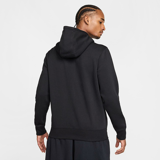 Толстовка чоловіча Nike Club Bb Fz Black FN3861-010, Размер: S, Наличие: Склад (1-3 дня), фото , изображение 2