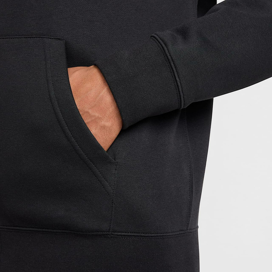 Толстовка чоловіча Nike Club Bb Fz Black FN3861-010, Размер: XL, Наличие: Склад (1-3 дня), фото , изображение 5