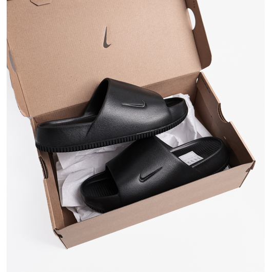 Тапочки жіночі Nike Calm Slide Black DX4816-001, Размер: 38, Наличие: Склад (1-3 дня), фото , изображение 3