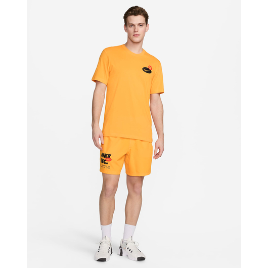 Футболка чоловіча Nike Df Tee 3Mo Gfx Yellow FV8366-717, Размер: L, Наличие: Склад (1-3 дня), фото , изображение 4
