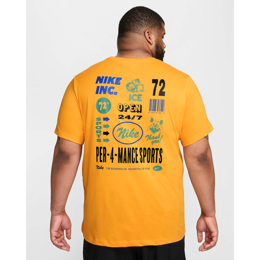 Футболка чоловіча Nike Df Tee 3Mo Gfx Yellow FV8366-717, Размер: S, Наличие: Склад (1-3 дня), фото , изображение 5