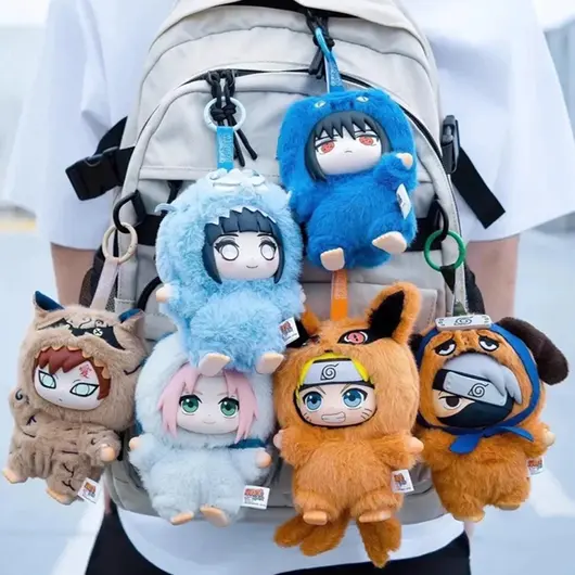 Miniso Top Toy Naruto Beast Party Plush Keychains Sealed Case, Размер: MISC, Наличие: Забрать сейчас, фото , изображение 4
