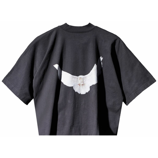 Yeezy Gap Engineered by Balenciaga Cropped Dove No Seam Tee 'Black', Размер: M, Наличие: Склад (1-3 дня), фото , изображение 2
