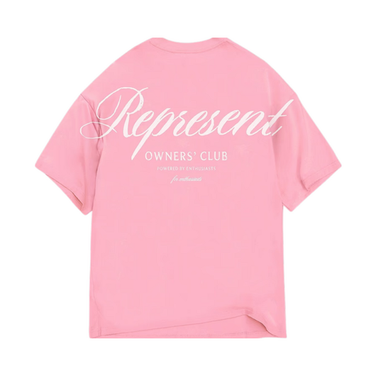 Represent Owners Club Script Pink T-Shirt, Размер: M, Наличие: Склад (1-3 дня), фото 