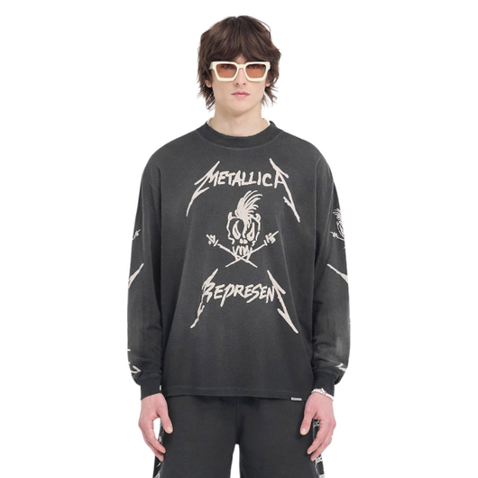 Represent X Metallica Garage Inc Long Sleeve, Размер: M, Наличие: Склад (1-3 дня), фото , изображение 4