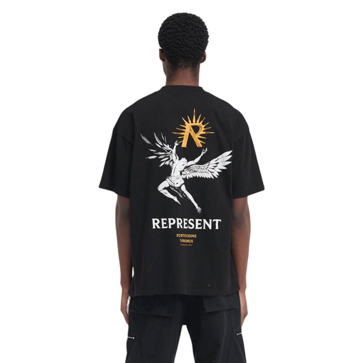 Represent Icarus Jet Black T-Shirt, Размер: L, Наличие: Склад (1-3 дня), фото , изображение 4
