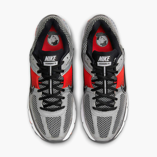 Кросівки чоловічі Nike Zoom Vomero 5 Grey/Red FJ4151-005, Размер: 41, Наличие: Склад (1-3 дня), фото , изображение 4