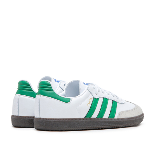 Кросівки унісекс Adidas Samba Og White & Green White IG1024, Размер: 37, Наличие: Склад (1-3 дня), фото , изображение 4