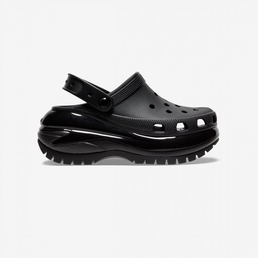 Тапочки унісекс CROCS Classic Mega Crush Clog Black 207988-001, Размер: 42-43, Наличие: Склад (1-3 дня), фото , изображение 2