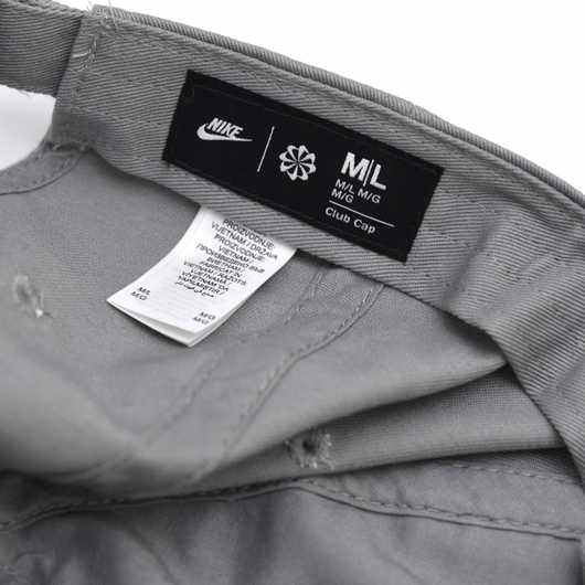 Кепка унісекс Nike Street Style Caps Grey FB5368-073, Размер: S-M, Наличие: Склад (1-3 дня), фото , изображение 4