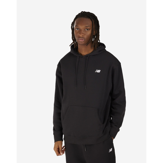 Худі чоловіче New Balance Brushed Back Small Logo Hoodie Black MT41511BK, Размер: S, Наличие: Склад (1-3 дня), фото , изображение 2