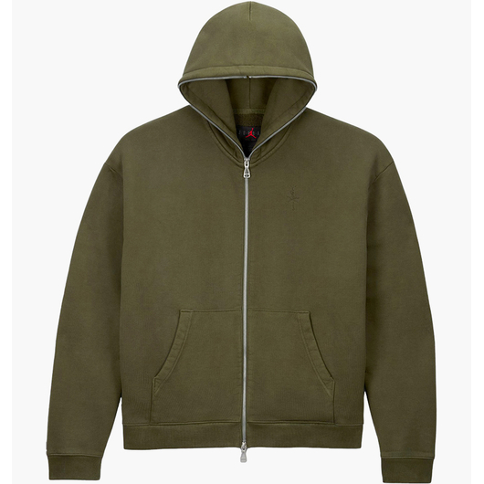 Толстовка чоловіча Air Jordan Travis Scott Fz Hoodie Olive DZ5500-325, Размер: M, Наличие: Склад (1-3 дня), фото 
