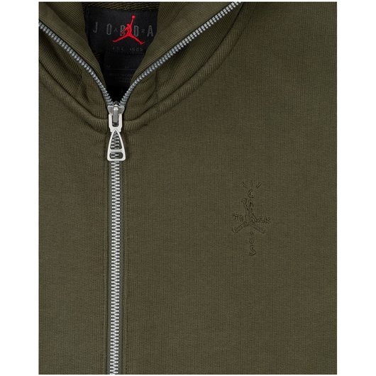 Толстовка чоловіча Air Jordan Travis Scott Fz Hoodie Olive DZ5500-325, Размер: M, Наличие: Склад (1-3 дня), фото , изображение 4