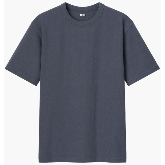Футболка чоловіча Uniqlo Crew Neck T-Shirt Blue 422992-07, Размер: S, Наличие: Склад (1-3 дня), фото 