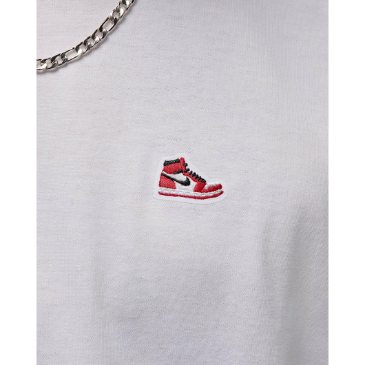 Футболка унісекс Air Jordan Sneaker Patch T-Shirt White HJ2326-100, Размер: L, Наличие: Склад (1-3 дня), фото , изображение 3