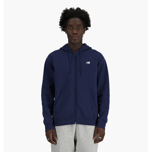 Толстовка чоловіча New Balance Sport Essentials Full Zip Blue MJ41502NNY, Размер: S, Наличие: Склад (1-3 дня), фото 