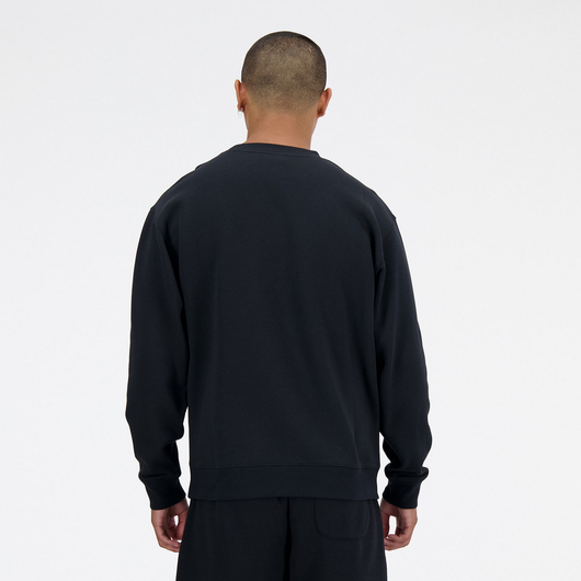 Світшот чоловічий New Balance Sport Essentials Fleece Black MT41510BK, Размер: S, Наличие: Склад (1-3 дня), фото , изображение 3