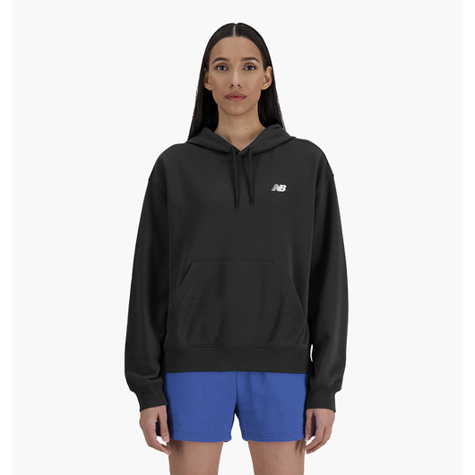 Худі жіноче New Balance Essentials Fleece Black WT41510BK, Размер: XS, Наличие: Склад (1-3 дня), фото 