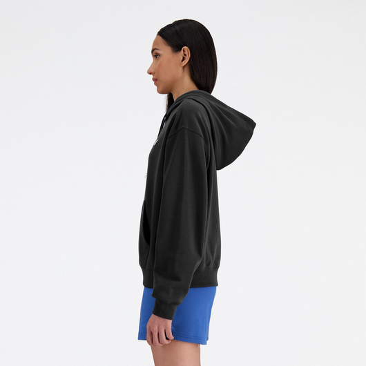 Худі жіноче New Balance Essentials Fleece Black WT41510BK, Размер: XS, Наличие: Склад (1-3 дня), фото , изображение 2