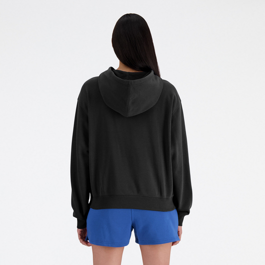 Худі жіноче New Balance Essentials Fleece Black WT41510BK, Размер: XS, Наличие: Склад (1-3 дня), фото , изображение 3